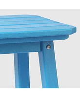WestinTrends 5-Piece Hdpe Outdoor Patio Dining Bar Bistro Table Set with Counter High Stools