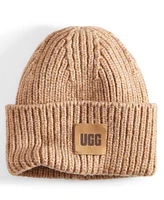 Ugg Women's Chunky Rib-Knit Logo-Patch Beanie