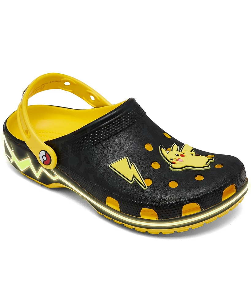 Pokemon Big Kids' Pikachu Classic Clogs from Finish Line