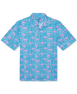 Chubbies Men's The Domingo Printed Stretch Performance Polo Shirt