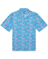 Chubbies Men's The Domingo Printed Stretch Performance Polo Shirt