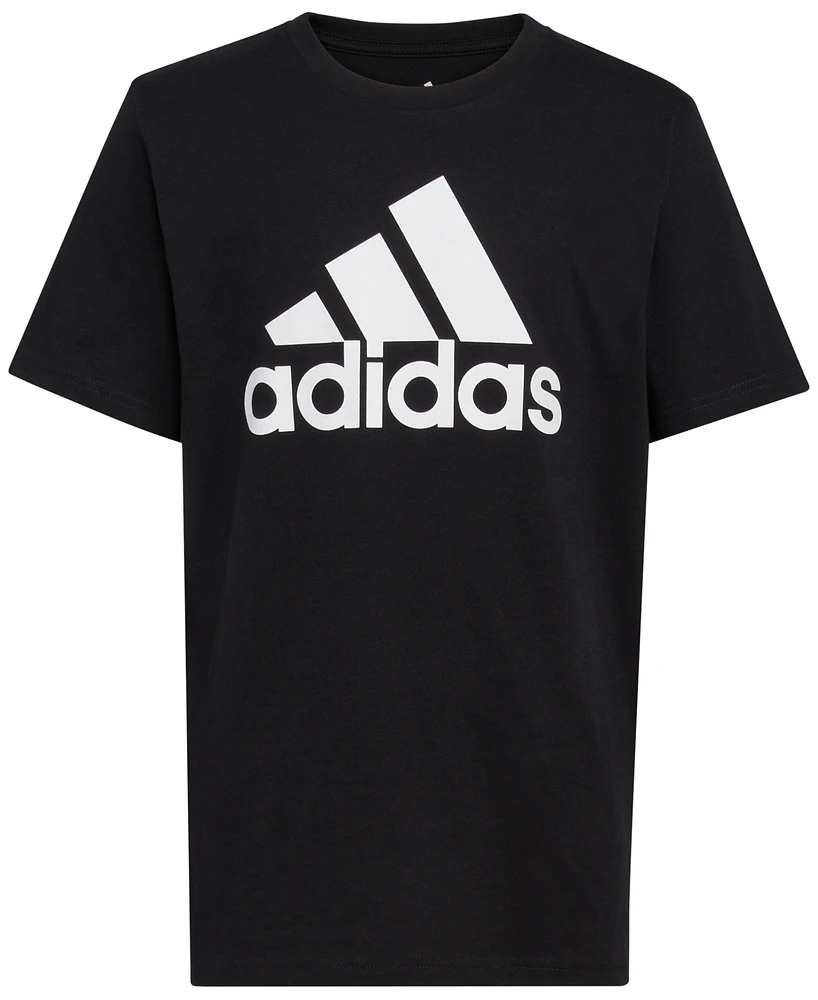 adidas Little & Toddler Boys Cotton Short-Sleeve Core Logo Graphic T-Shirt