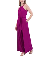 Vince Camuto Women's Tie-Waist Wide-Leg Jumpsuit