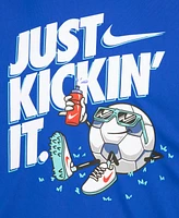 Nike Little Boys "Just Kickin It" Long Sleeve Tee