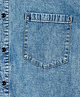 Mode of One Men's Regular-Fit Denim Shirt, Created for Macy's