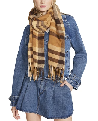 Steve Madden Women's Placement Plaid Scarf