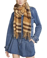 Steve Madden Women's Placement Plaid Scarf