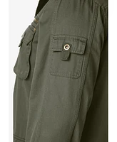 Boulder Creek Big & Tall by KingSize 9 Pocket Twill Utility Jacket