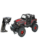 Toy Shock Jeep Black Wrangler Rubicon 2 Door Rc Car