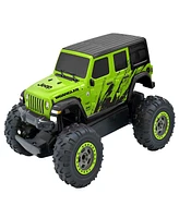 Toy Shock Jeep Green Wrangler Sahara Unlimited Rc Car