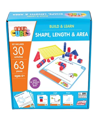 Junior Learning Mathcubes - Shape, Length Area Activity Set