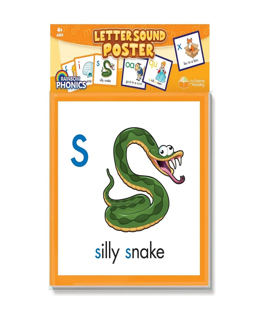 Junior Learning Rainbow Phonics - Letter Sound Poster