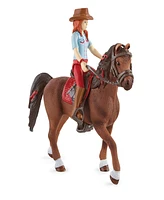 Schleich Horse Club Hannah Cayenne Figurine Playset