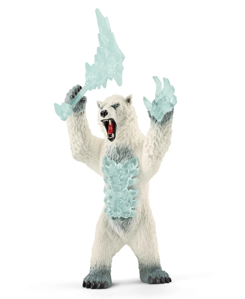 Schleich Eldrador Creatures Blizzard Bear With Weapon Action Figure