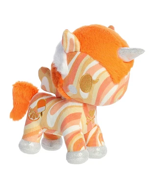 Aurora Small Frozen Treats Unicorno Orange Swirl tokidoki Enchanting Plush Toy Orange 7.5"