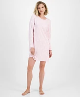 Charter Club Women's Soft Knit Printed Sleepshirt, Created for Macy's