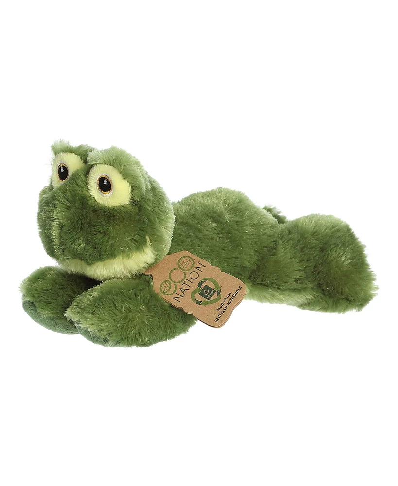 Aurora Small Eco Softies 8" American Bullfrog Eco Nation Eco-Friendly Plush Toy Green 8"