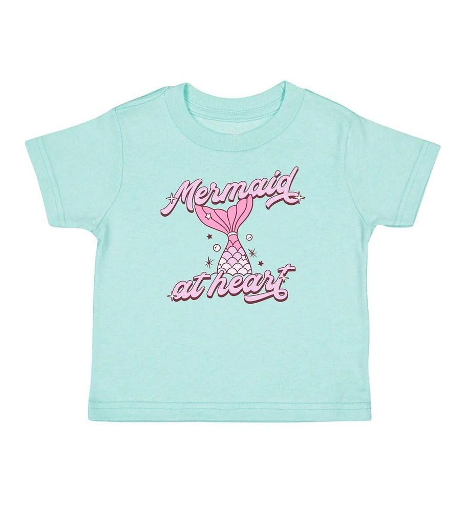 Sweet Wink Toddler Girls Mermaid At Heart Short Sleeve T-Shirt