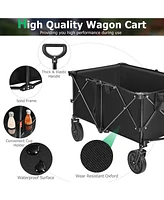 Sugift Outdoor Utility Garden Trolley Buggy