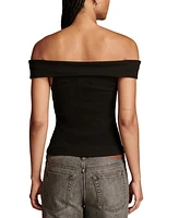 Lucky Brand Off The Shoulder Top