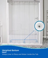 Kenney Medium Weight Peva Shower Curtain Liner