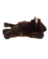 Aurora Small Eco Softies 8" Bison Eco Nation Eco-Friendly Plush Toy Brown 8.5"