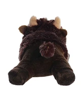 Aurora Small Eco Softies 8" Bison Eco Nation Eco-Friendly Plush Toy Brown 8.5"