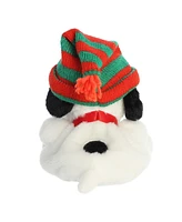 Aurora Mini Palm Pals Snoopy Beanie Peanuts Festive Plush Toy White 5"