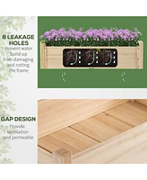 Spacious Double-Decker Garden Bed Maximize Space, Enhance Growth