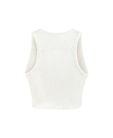 Nocturne Women's Embellished Crop Top