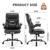 Pu Leather High Back Office Chair