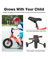 Streamdale Furniture 14 Inch Kids Bike with Adjustable Seat and Training Wheels