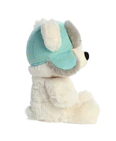 Aurora Medium Baby Bear Benny Holiday Festive Plush Toy White 10"