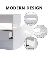 Cubehom Led Nightstand Modern Lighting for a Dreamy Atmosphere