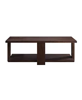 Simplie Fun Niamey Coffee Table, Walnut