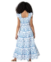 Rare Editions Big Girls Embroidered Eyelet Maxi Dress