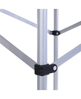Roll Up Portable Folding Camping Square Aluminum Picnic Table