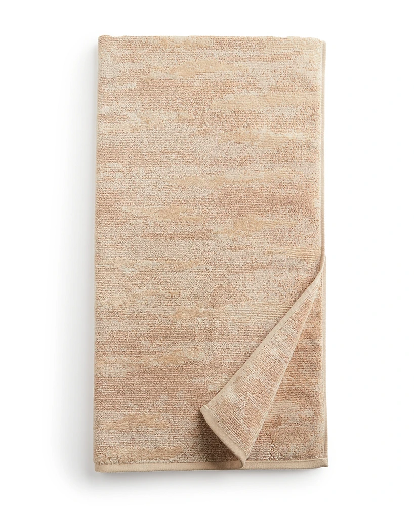 Hotel Collection Impasto Stone 100% Turkish Cotton Bath Towel, 30" x 56", Exclusively at Macy's