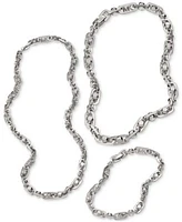 Michael Kors Gold Tone Or Silver Tone Astor Link Chain Necklace Collection