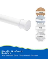 Kenney Twist Fit No Tools Shower Curtain Rod, 42-72"