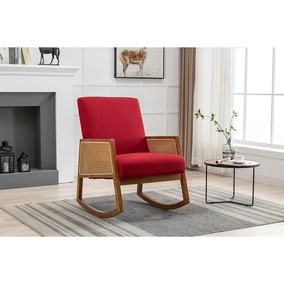 Simplie Fun Living Room Comfortable Rocking Chair Living Room Chair