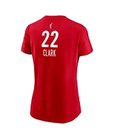 Nike Women's Caitlin Clark Red Indiana Fever 2024 Wnba Draft Rebel Edition Player Name Number T-Shirt