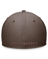 Nike Men's Brown Pittsburgh Pirates Statement Ironstone Performance SwooshFlex Hat