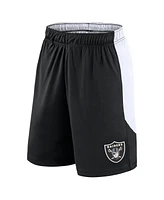 Fanatics Men's Black/White Las Vegas Raiders Go Hard Shorts