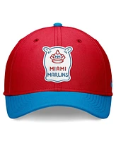 Nike Men's Red/Blue Miami Marlins 2024 City Connect Swoosh Flex Hat