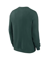 Nike Men's Green Michigan State Spartans Primetime Evergreen Fleece Pullover Sweatshirt