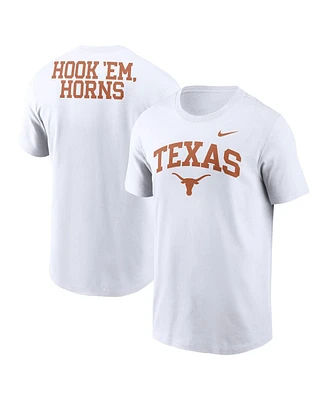 Nike Men's White Texas Longhorns Blitz 2-Hit T-Shirt