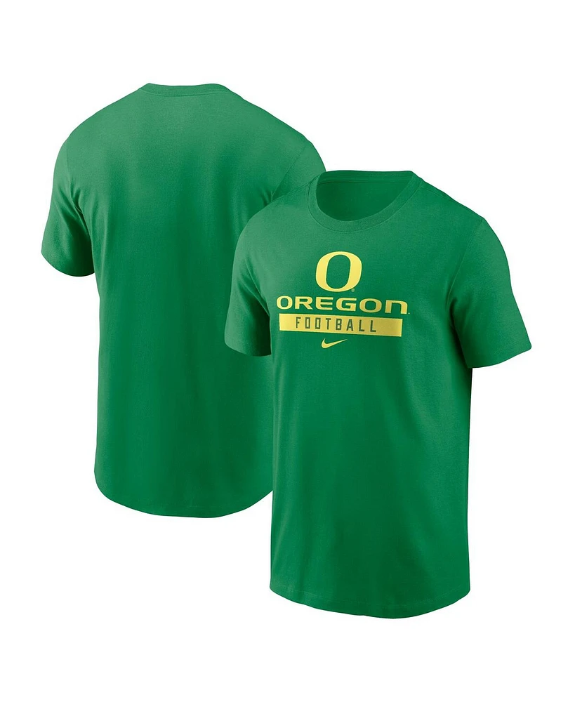 Nike Men's Green Oregon Ducks Football T-Shirt