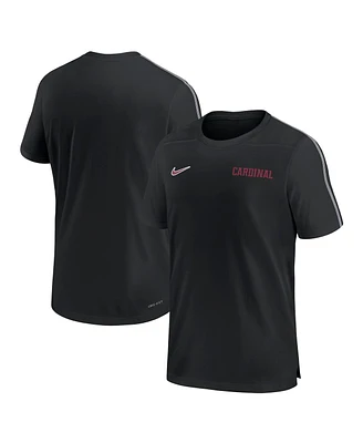 Nike Men's Black Stanford Cardinal 2024 Sideline Coach Performance T-shirt