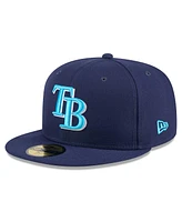 New Era Men's Navy Tampa Bay Rays 2024 Father's Day 59FIFTY Fitted Hat